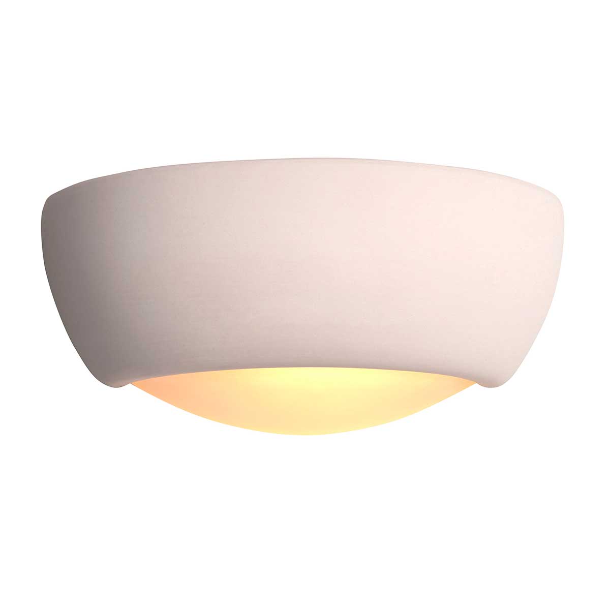 Two Tier Unglazed Paintable Plaster Wall Washer