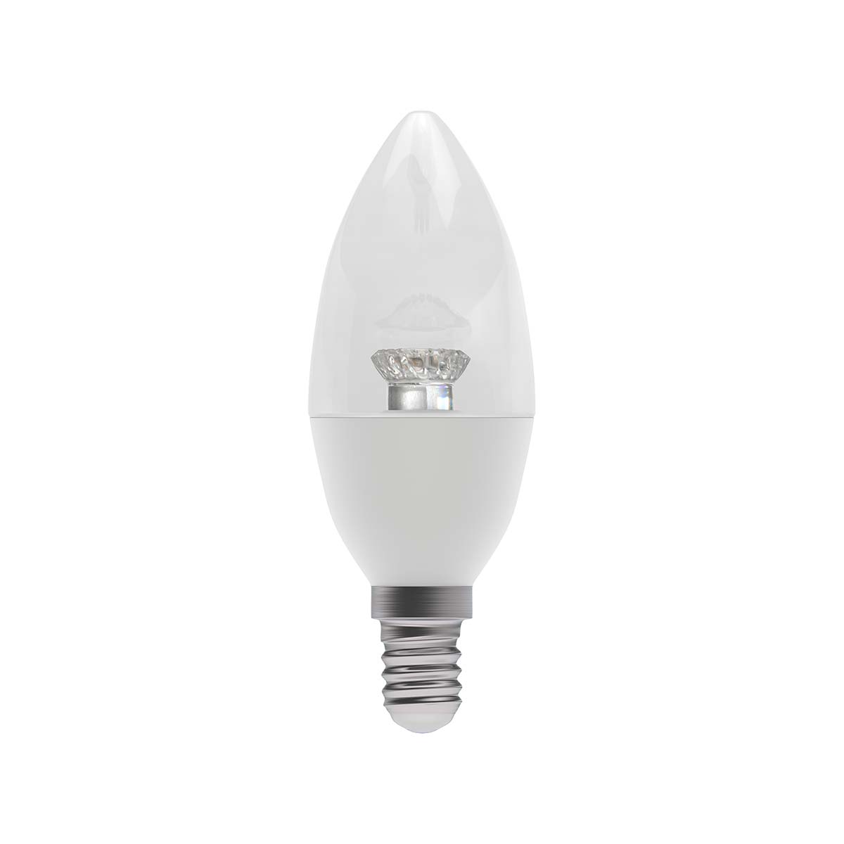 Clear 4w SES Cool White Dimmable LED Candle Lamp 250lm