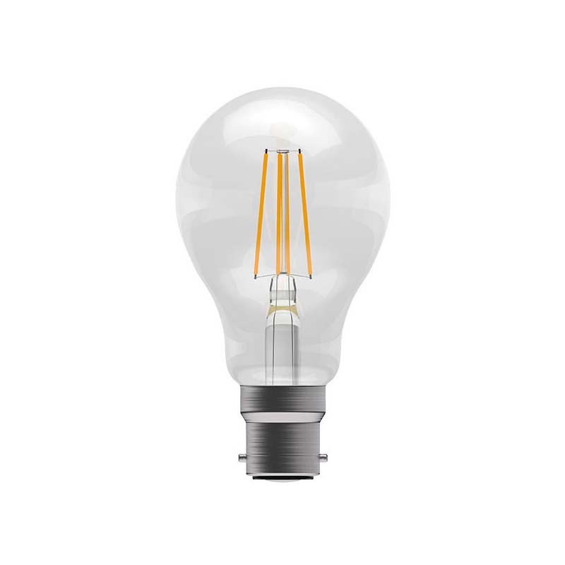 4w BC LED Dimmable Filament GLS Light Bulb 470lm Warm White