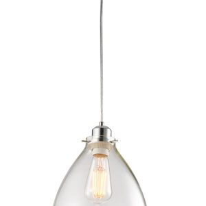 60874 Elstow clear bell glass ceiling pendant shade