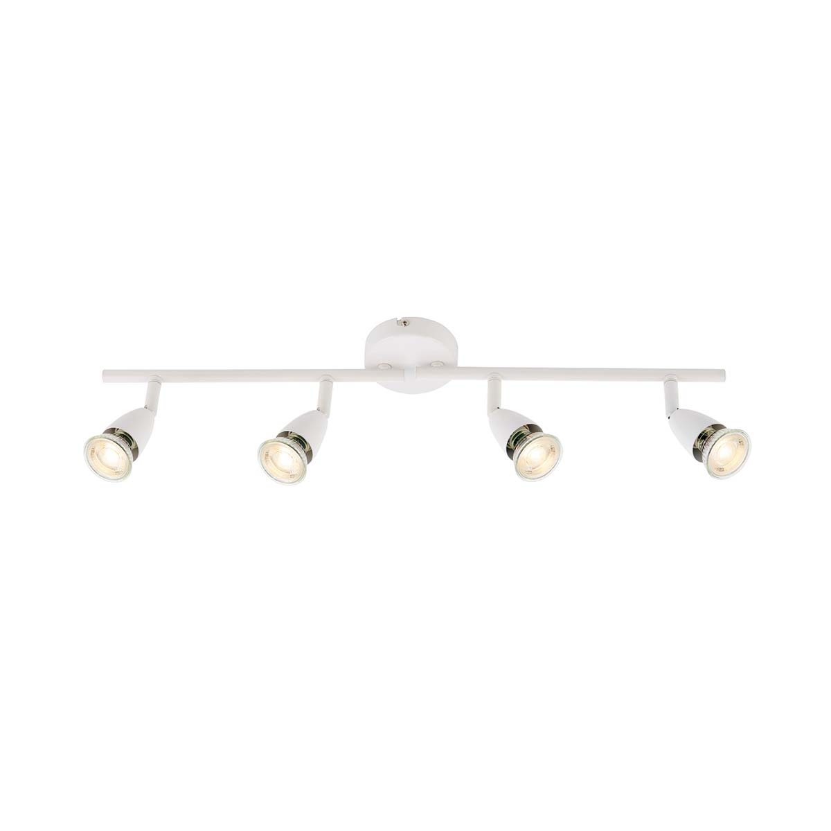 Amalfi Modern 4 Light Ceiling Spotlight Bar Gloss White