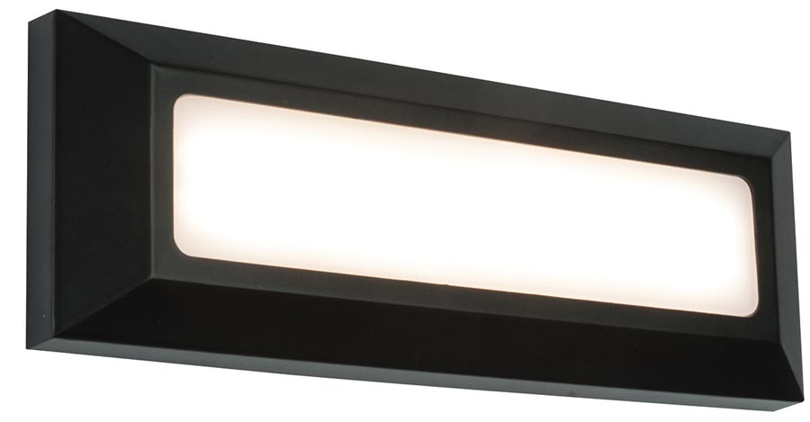 Severus Black Rust Proof Letterbox Outdoor Path Light 3W LED