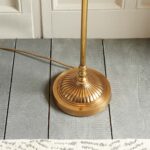 Fitzroy Georgian Style Solid Brass Spindle Floor Lamp Base