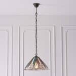 Astoria Medium Tiffany 1 Lamp Art Deco Pendant Light