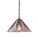 Astoria Medium Tiffany 1 Lamp Art Deco Pendant Light