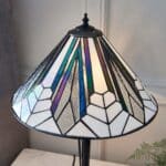 Astoria Medium 2 Light Tiffany Table Lamp Art Deco Design