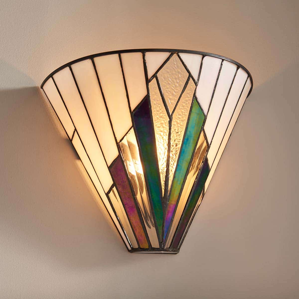 Astoria Tiffany Wall Light Art Deco Design