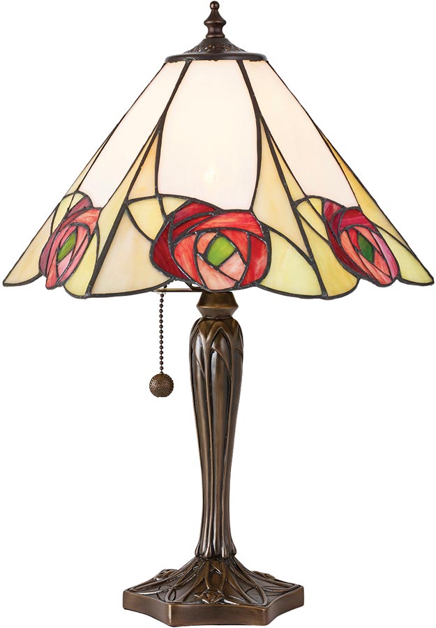 Ingram Medium Art Nouveau Tiffany Table Lamp