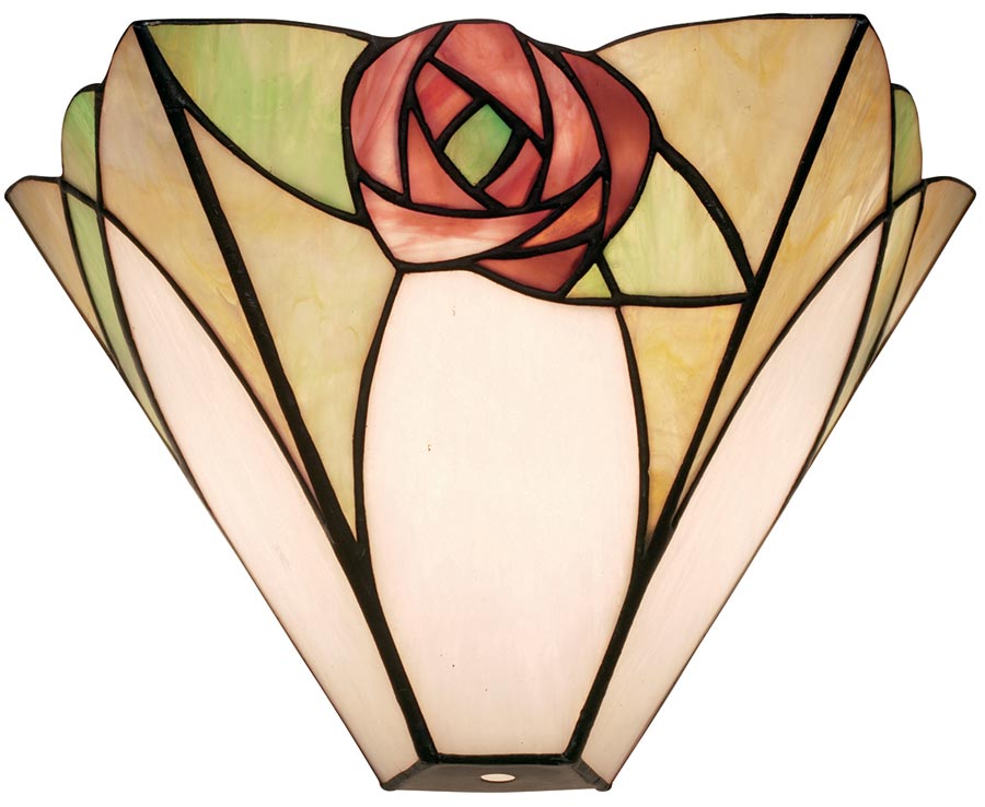 Ingram Art Nouveau Tiffany Rose Wall Light