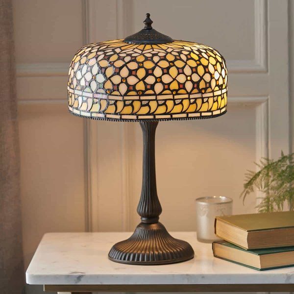 Mille Feux Medium 1 Light Tiffany Table Lamp