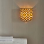 Mille Feux Flush Fitting Hand Made Tiffany Wall Light