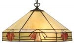 Nevada Art Deco Style Tiffany Ceiling Pendant Light