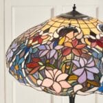 Sullivan Large Floral Tiffany Floor Lamp Standard