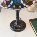 Sullivan Floral Tiffany Table Lamp Small Traditional