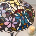 Sullivan Floral Tiffany Table Lamp Small Traditional