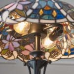 Sullivan Floral Tiffany Table Lamp Small Traditional