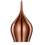 Vibrant 12cm Single Ceiling Pendant Light Copper