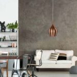 Vibrant 12cm Single Ceiling Pendant Light Copper