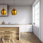 Vibrant 26cm Single Light Ceiling Pendant Gold