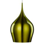 Vibrant 26cm Single Light Ceiling Pendant Green