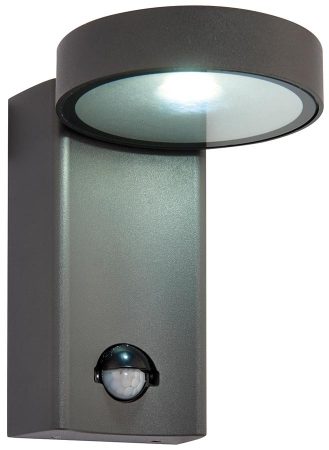 oreti modern anthracite 10w led outdoor pir wall light ip44 universal lighting oreti modern anthracite 10w led outdoor pir wall light ip44 universal lighting