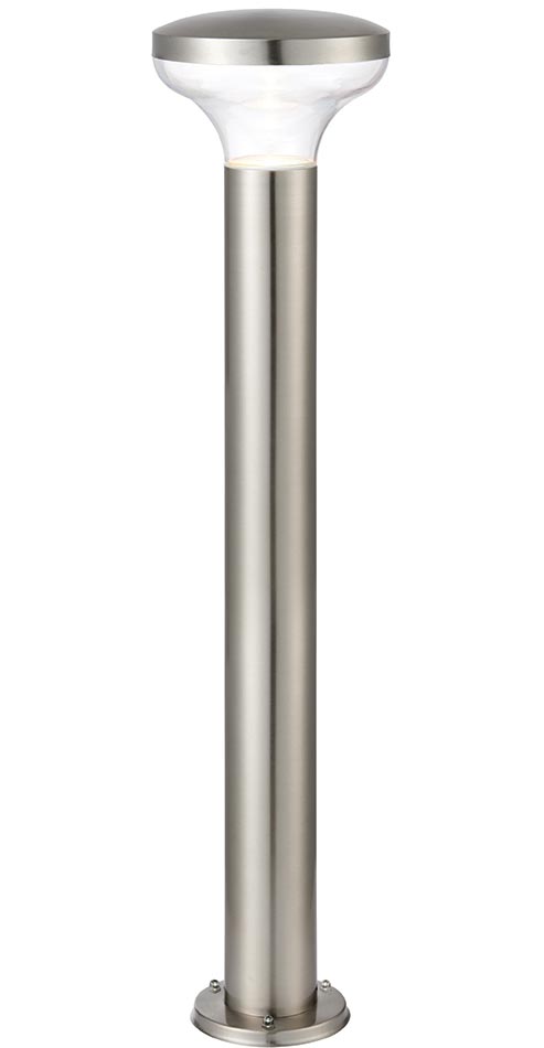 Roko 1m Outdoor Bollard Light Brushed 316 Stainless Steel IP44