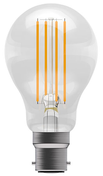 6w BC LED Dimmable Filament GLS Light Bulb 810lm Warm White