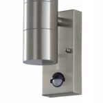 Metro 2 Light Outdoor PIR Wall Light 316L Stainless Steel