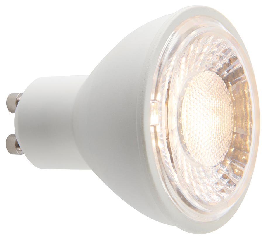 Warm White 7W GU10 SMD LED Lamp 60 Degree Beam