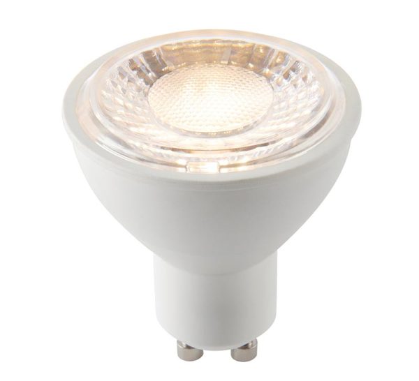 Dimmable 7W GU10 SMD LED Lamp 60 Deg Warm White
