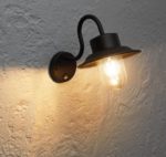 Chesham 1 Light Outdoor PIR Wall Lantern Black IP44