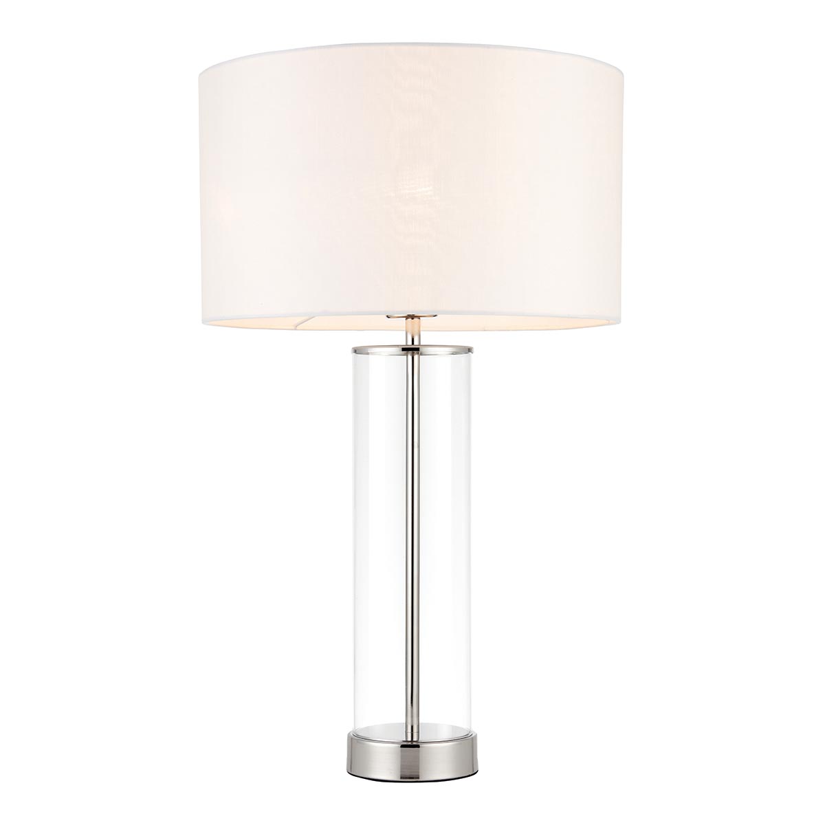 Endon Lessina Touch Dimmer Table Lamp Polished Nickel