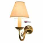 Cottage Handmade Single Wall Light Solid Brass Tudor Style