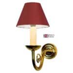 Cottage Handmade Single Wall Light Solid Brass Tudor Style
