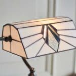 Astoria Tiffany Shade Art Deco Design Bankers lamp