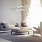 Clover Polished Chrome 2 Light LED Ceiling Pendant Crystal