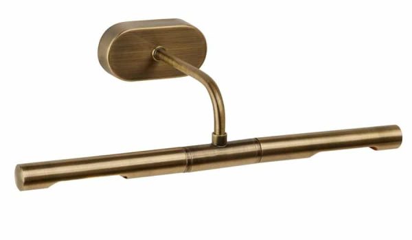 Modern antique brass 350mm slimline picture light