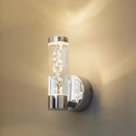 Essence 1 Light LED Bathroom Wall Light Polished Chrome IP44
