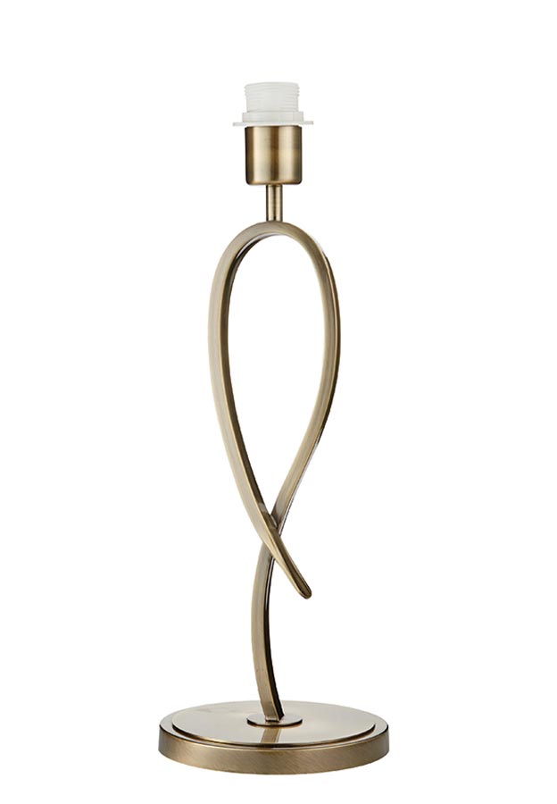 Penn 1 Light Brushed Brass Table Lamp Base Only