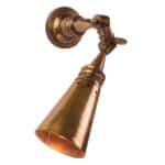 Steamer Dual Hinged Nautical Wall Spot Light Solid Brass Handmade