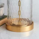 Wistow 1 Light Cut Glass Table Lamp Base Only Solid Brass