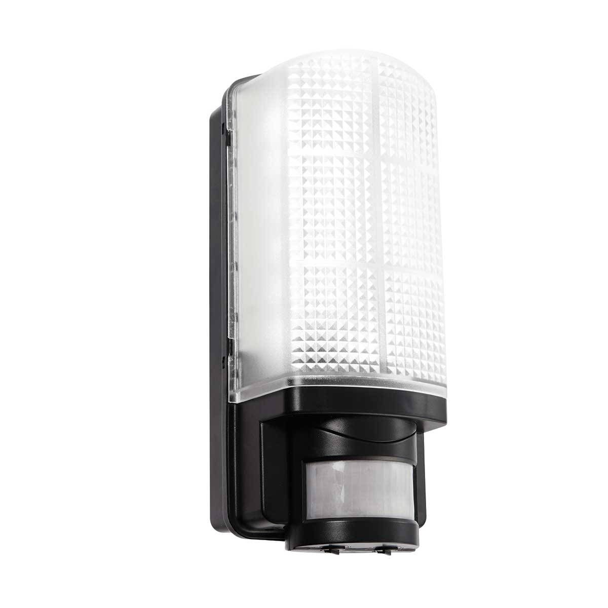 Motion 6W LED Rust Proof PIR Outdoor Wall Light Black IP44