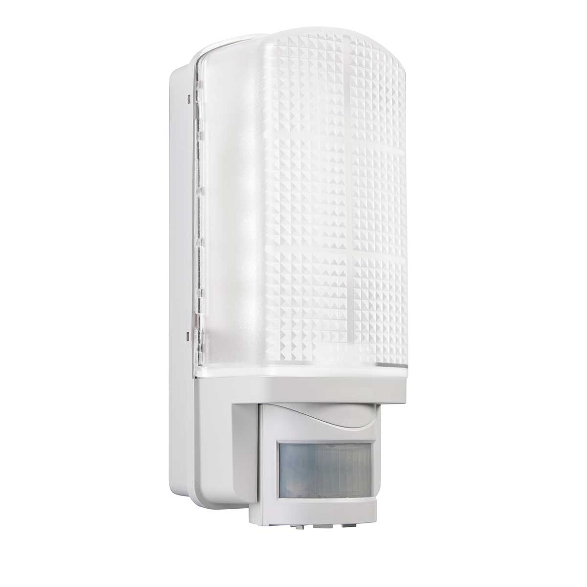 Motion 6W LED Rust Proof PIR Outdoor Wall Light White IP44