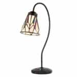 Astoria Art Deco Design Swan Neck Tiffany Desk Lamp