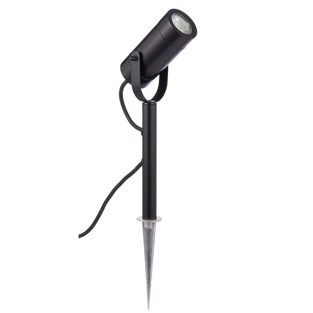 Palin Small Matt Black Stainless Steel Garden Spike Spot Light IP44