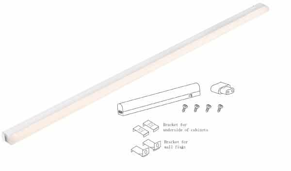 Sleek 90cm 13w CCT LED Switched Under Cupboard Cabinet Light White