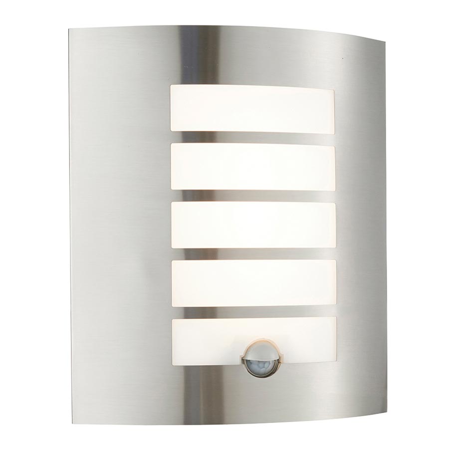 Bianco LED Modern 304 Stainless Steel Outdoor PIR Wall Light IP44