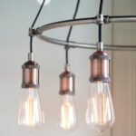 Endon Hal 6 Light Ceiling Pendant Aged Pewter
