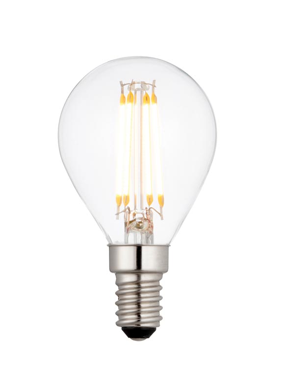 Dimmable 4w LED Filament E14 Golf Ball Light Bulb 370 Lumens