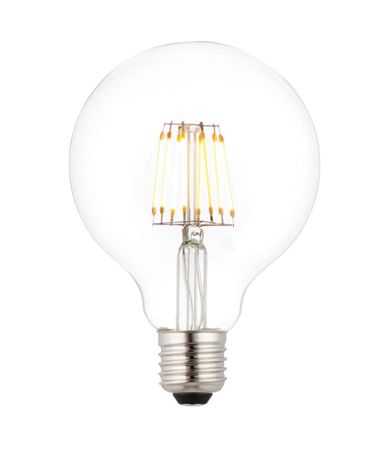 Dimmable Filament E27 Globe Light Bulb 7w LED 810 Lumens